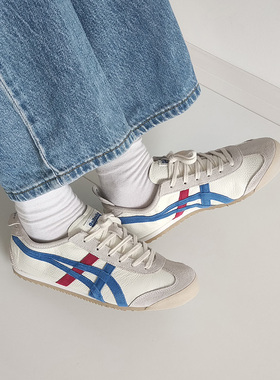 Onitsuka Tiger鬼塚虎MEXICO66经典荔枝纹休闲鞋1183B391-100-200