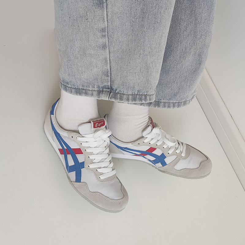 Onitsuka Tiger鬼塚虎SERRANO男女轻便白运动休闲鞋1183B400-100 运动鞋new 板鞋 原图主图