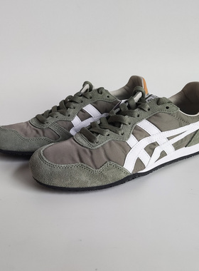 Onitsuka Tiger鬼塚虎SERRANO橄榄绿男女运动休闲鞋1183B400-304