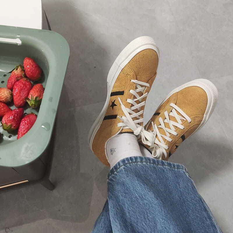 Converse匡威Jack One Star翻毛麂皮男女低帮板鞋163268C 164525C