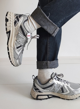 New Balance NB经典男女灰银色户外休闲运动慢跑步鞋MT410KR5/KM5