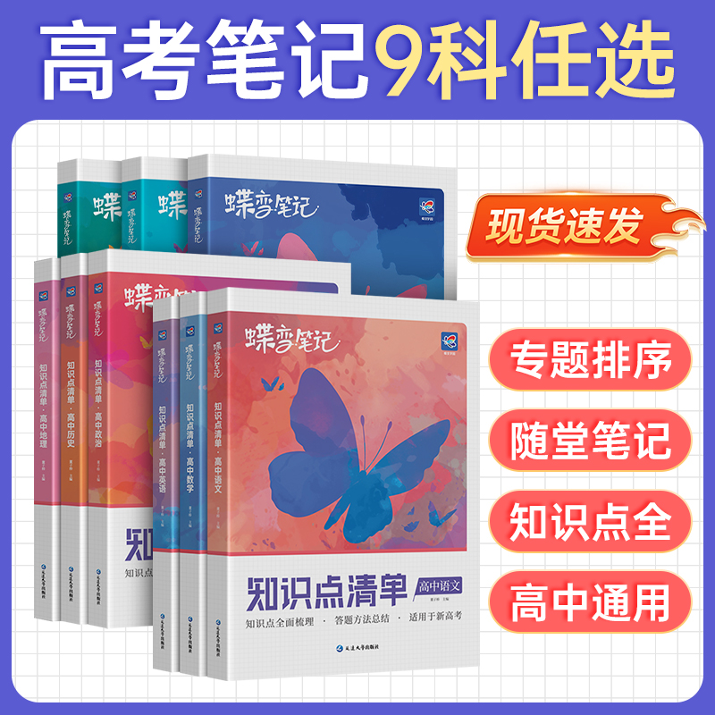 蝶变高中知识点清单总结梳理脑图