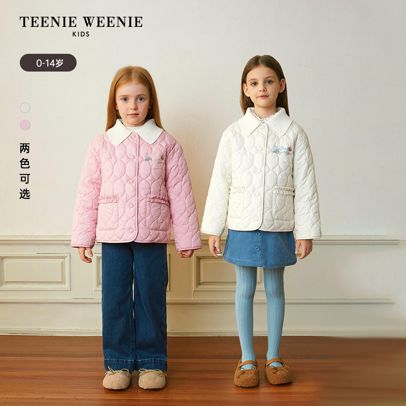 TeenieWeenie Kids小熊童装舒适秋冬季女童宝宝可拆
