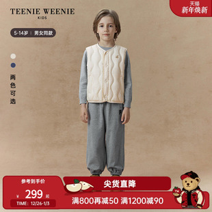 秋冬男女童简约百搭羽绒背心 25年新款 TeenieWeenie Kids小熊童装