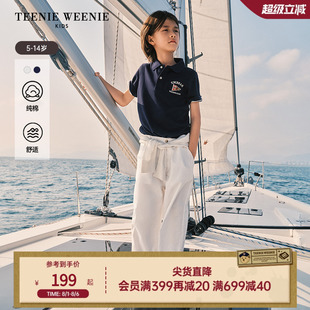 25夏男童短袖 Kids小熊童装 菁英polo POLO打底衫 TeenieWeenie