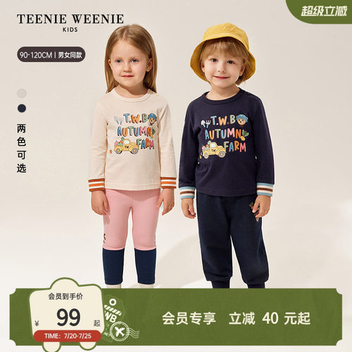TeenieWeenieKids圆领长袖T恤