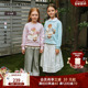 25年新款 TeenieWeenie Kids小熊童装 秋冬女童印花加绒套头卫衣