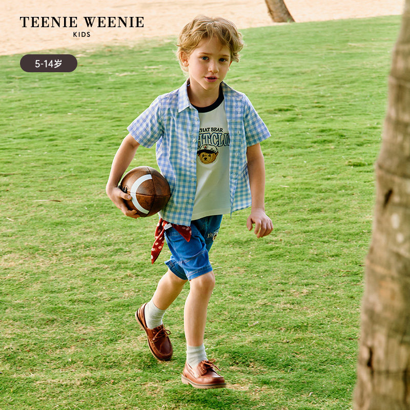 TeenieWeenie Kids小熊童装舒适夏季款男童经典复古