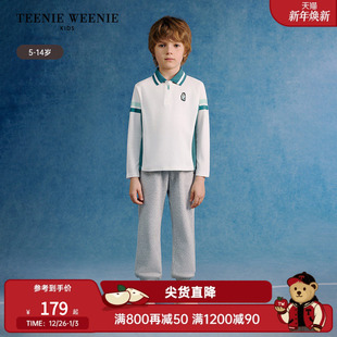 Kids小熊童装 打底衫 25年款 男童运动学院风长袖 新款 TeenieWeenie