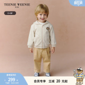 男宝宝休闲熊耳连帽拉链外套 25年款 TeenieWeenie Kids小熊童装