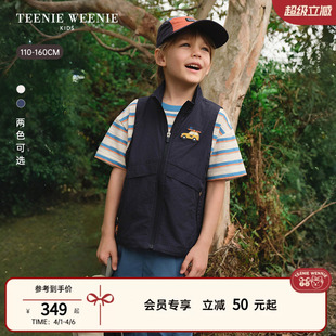 Kids小熊童装 防晒凉感 TeenieWeenie 外套 26年夏男童马甲无袖