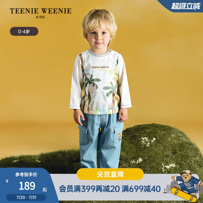TeenieWeenieKids圆领长袖T恤