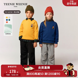 秋冬男女童索罗娜加绒卫衣 25年新款 TeenieWeenie Kids小熊童装