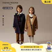 款 秋冬季 男女童宝宝柔软羊毛混纺大衣 Kids小熊童装 TeenieWeenie