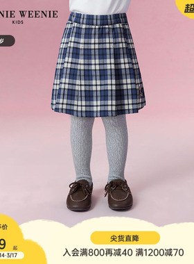 TeenieWeenie Kids小熊童装25款春秋女宝宝学院风格纹短裤裙裤
