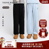 25年新秋冬女童流行百搭加绒直筒卫裤 TeenieWeenie Kids小熊童装