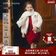 春秋款 TeenieWeenie Kids小熊童装 女童围巾拉链保暖棒球羽绒服