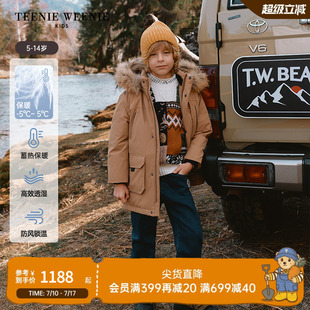 24冬款 男童戶外熊芯熾暖派克羽絨服 Kids小熊童裝 TeenieWeenie