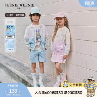 Kids小熊童装 TeenieWeenie 舒适男女童凉感外套短裤 UPF50