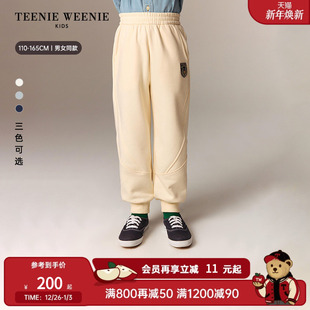 拼接加绒卫裤 25新秋冬男女童休闲时尚 Kids小熊童装 TeenieWeenie