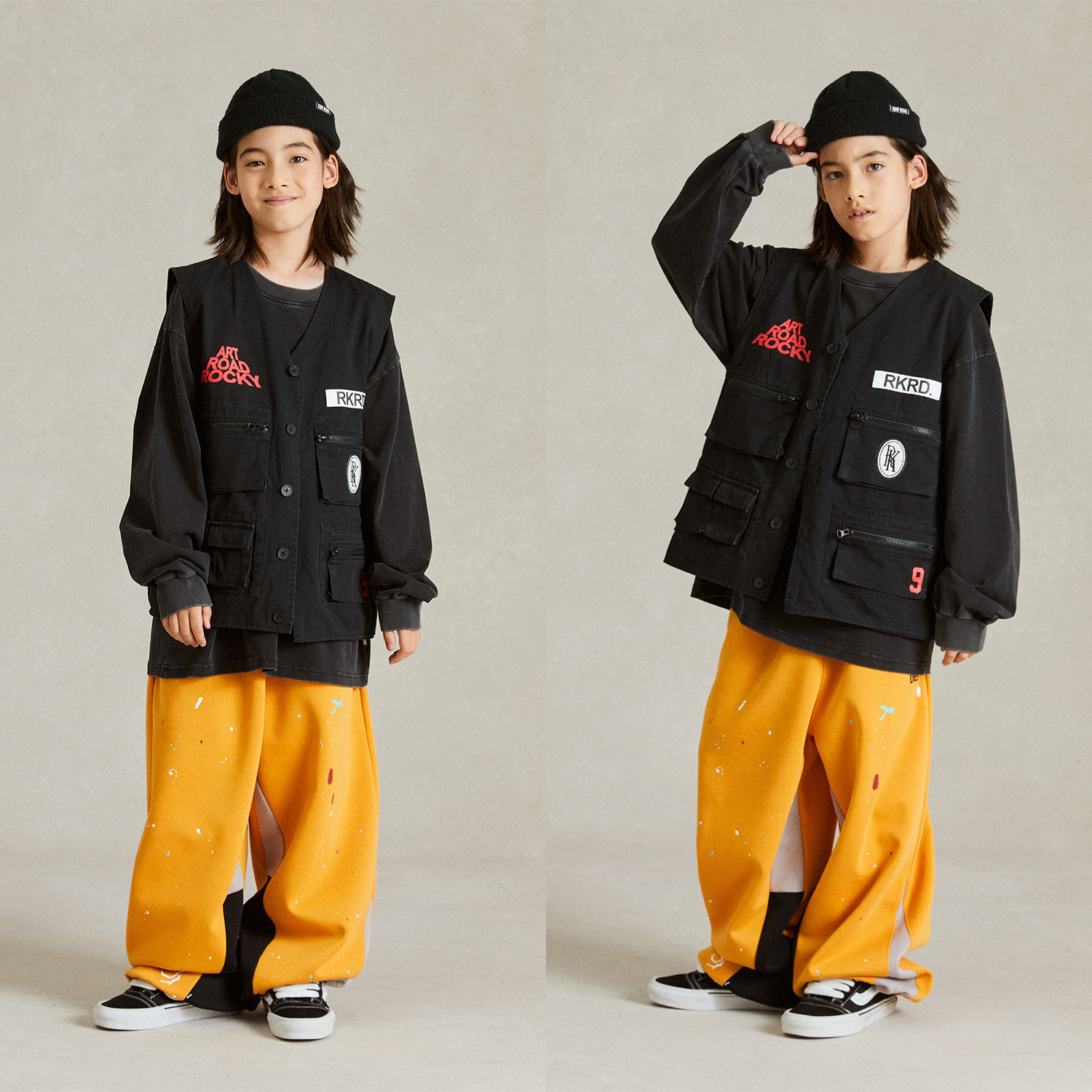 ROCKYROAD少儿街舞演出服美式高街工装马甲上衣hiphop街舞潮服,童装/婴儿装/亲子装,儿童演出服,淘宝优惠券,粉丝福利购,淘宝优惠卷