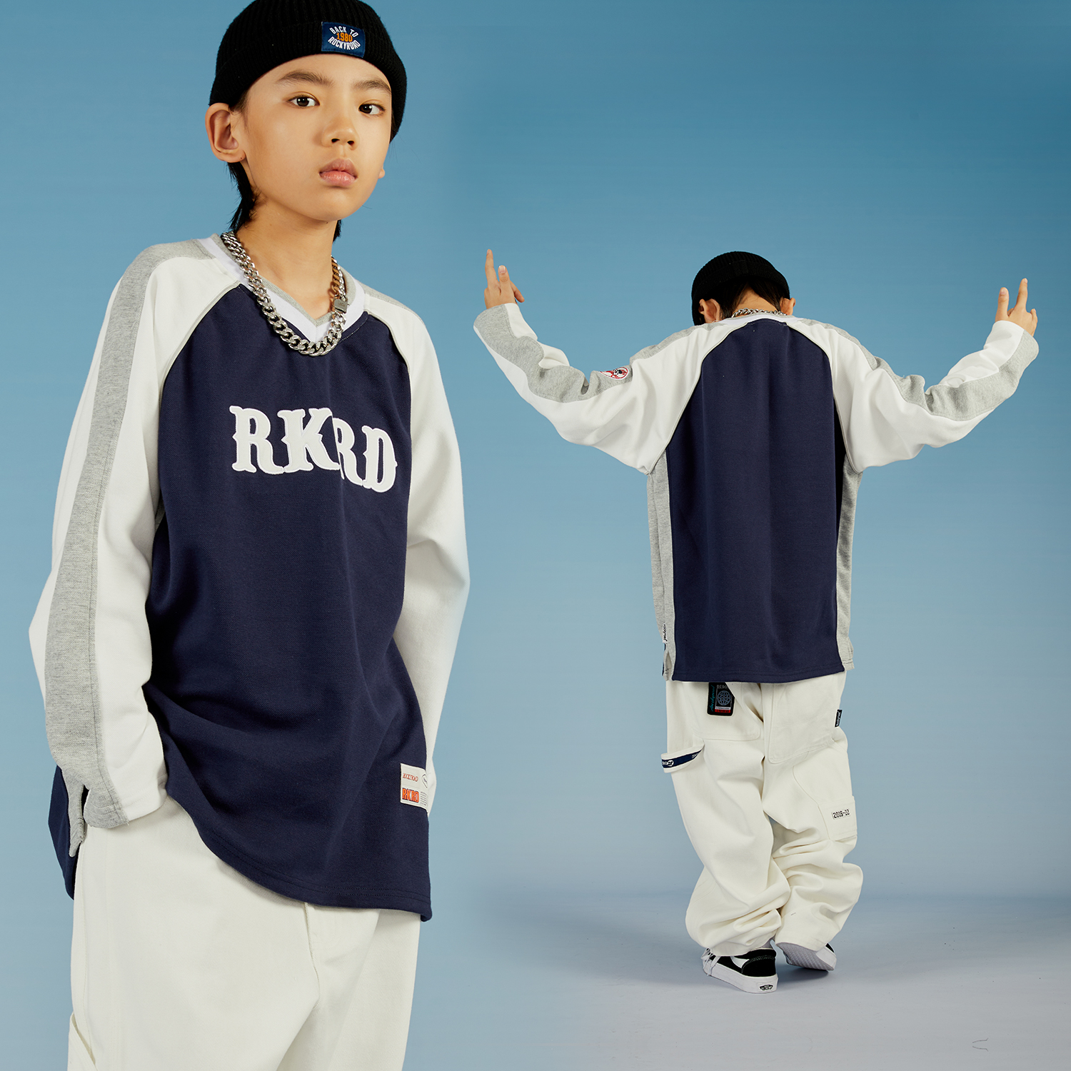 儿童练功演出服嘻哈街舞潮服