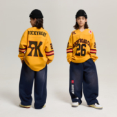 ROCKYROAD童装 复古美式 少儿街舞演出服嘻哈炸街hiphop街舞潮服