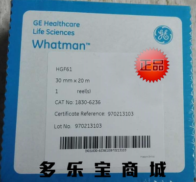 1830-6236whatman HGF61玻璃纤维纸带PM2.5/10专用30mm*20m