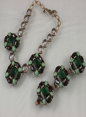 高端水晶系列质感项链手镯