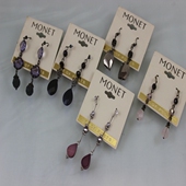 中古老货 10EL 千禧年老货E3 mone 品牌轻奢高级感石头古典耳环