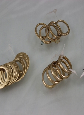 金属叠带高级设计感戒指