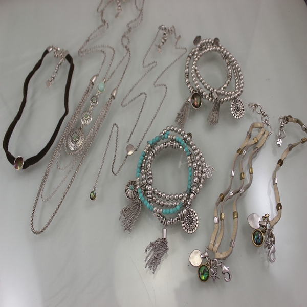 巴洛克珍珠鲍鱼贝手串项链