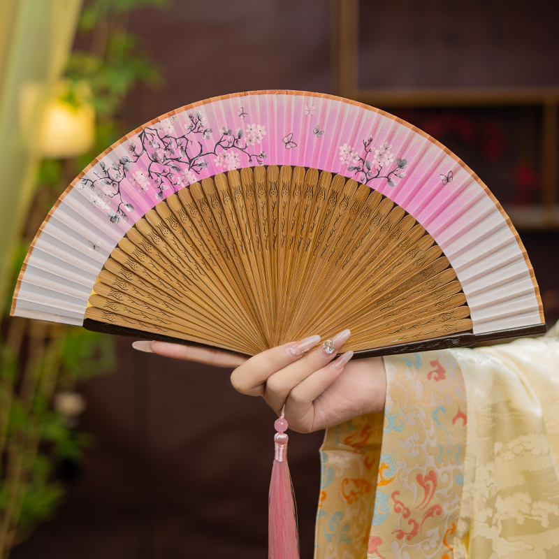 丝艺堂手工扇子折扇可定制