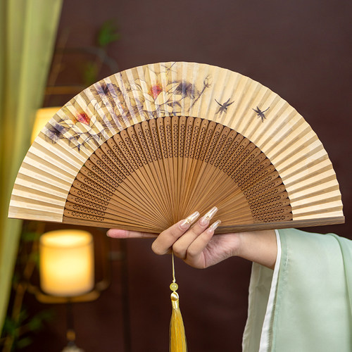 古风折扇子丝艺堂香纸折扇