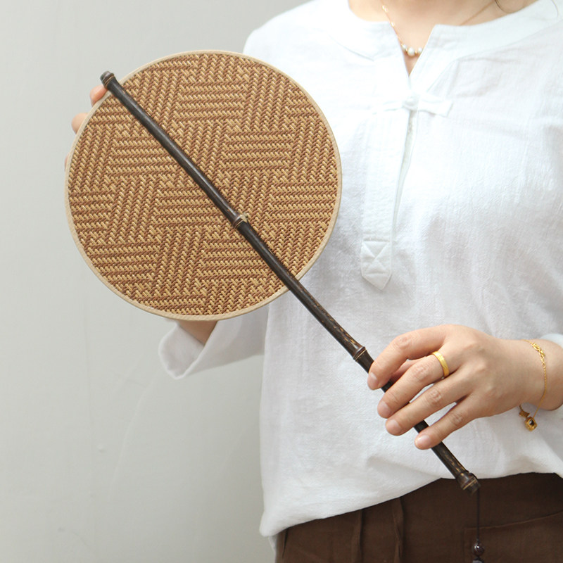 夏天便携大蒲扇扇子古典夏季乘凉手摇扇风芭蕉小扇子紫竹罗汉扇