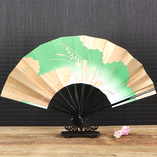 丝艺堂cosplay金面筷子日式 十骨扇和风扇动漫扇寄明月舞蹈扇折扇