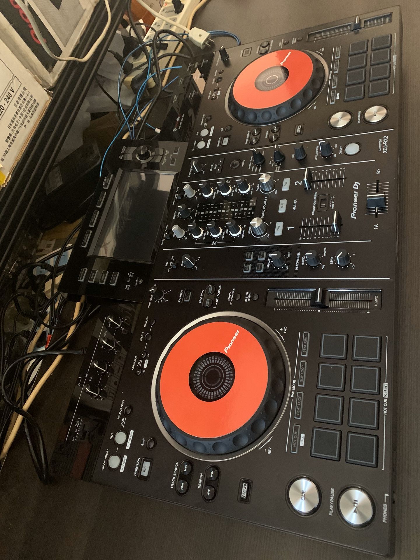 先锋pioneer xdj-rx2二代数码入门级控制器u盘打碟机一体机带包装
