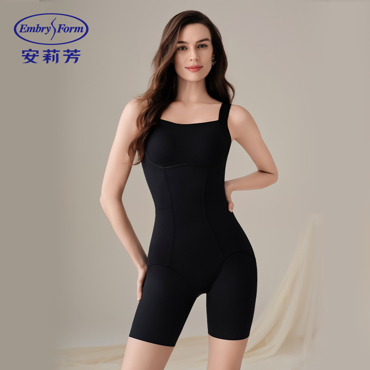 【安莉芳专场】抹胸无袖塑身连体衣美体收腹内衣