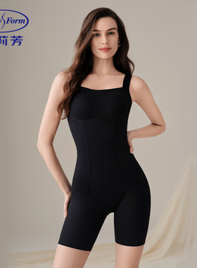 MF安莉芳抹胸无袖塑身连体衣美体收腹内衣