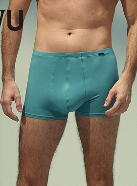 安莉芳IVU男士莫代尔棉舒适薄款中腰包臀平角裤抑菌内裤UP00044