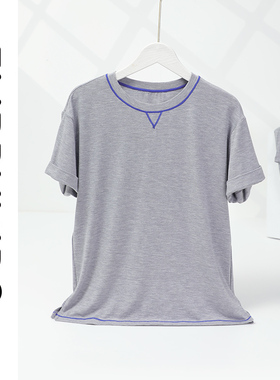 安莉芳旗下Embry Kids圆领短袖儿童睡衣套装男孩家居服NL00083