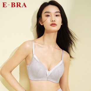 安莉芳旗下E 小胸无痕内衣KB00221 BRA蕾丝无钢圈文胸女下厚上薄款