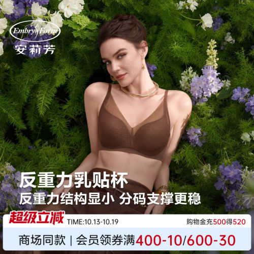 安莉芳网纱性感大胸显小内衣