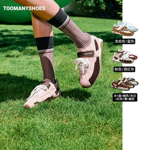 【主播推荐】Toomanyshoes甜味补剂芭蕾风德训鞋女