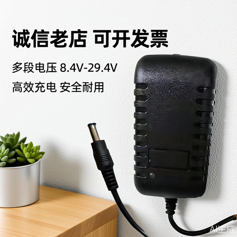 4.2V8.4V5V9V12.6V16.8v21V1A2A锂电池头灯智能锁手电钻充电器DC