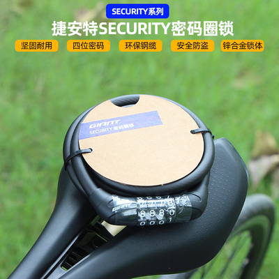 密码锁捷安特密码锁自行车防盗锁