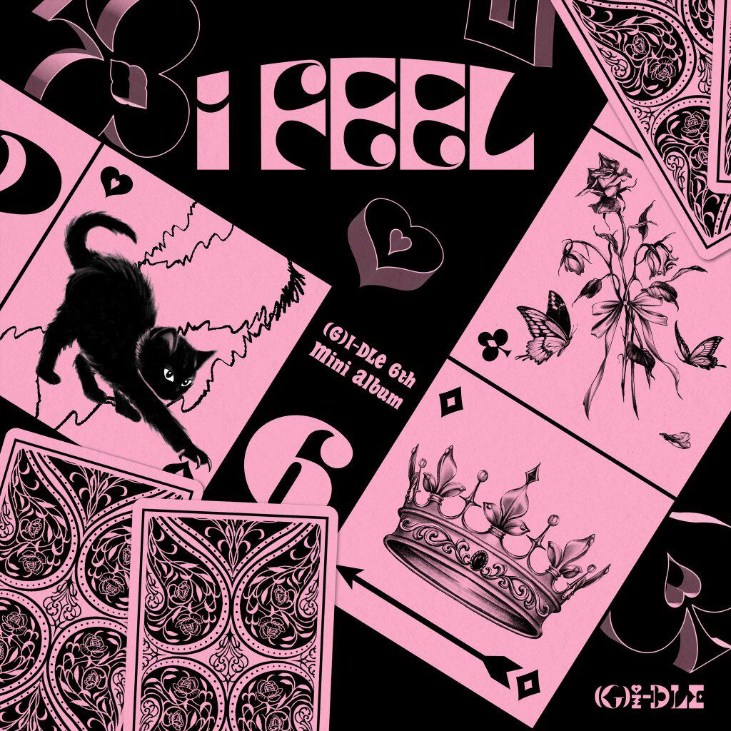 现货 女娃新专辑 (G)I-DLE 迷你6辑 I feel GIDLE 周边写真小卡怎么看?