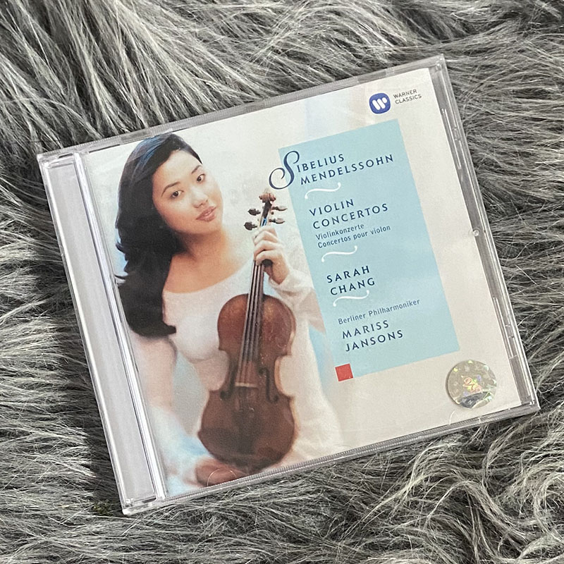 现货 西贝柳斯 小提琴协奏曲 CD唱片 55641823 门德尔松 莎拉·张
