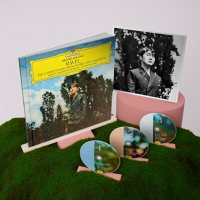 现货正版 拉威尔 钢琴独奏与协奏曲 / 赵成珍 3CD唱片 4866824