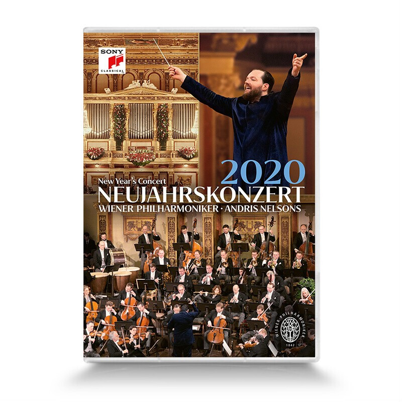 原版进口 2020年维也纳新年音乐会 DVD 尼尔森斯 Andris Nelsons